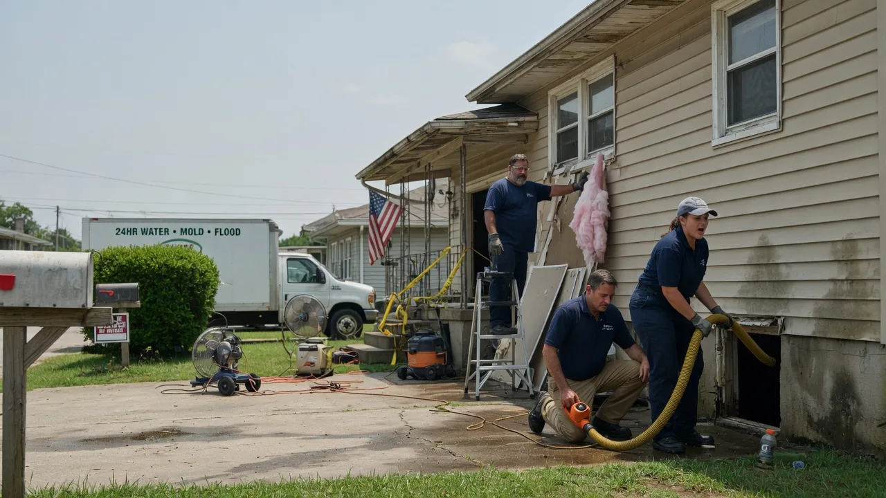 Water Damage Repair in Saint Augustine, IL near me